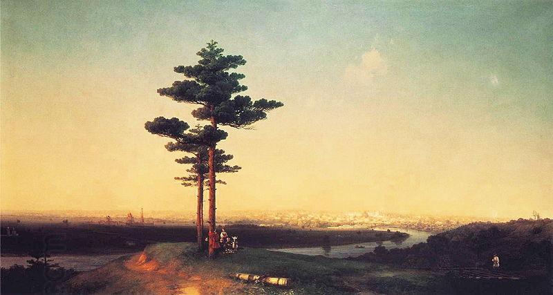 Ivan Aivazovsky View of Moscow from the Sparrow Hills China oil painting art